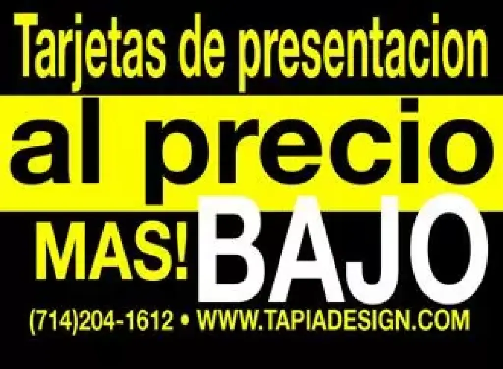 Tarjetas para su negocio
