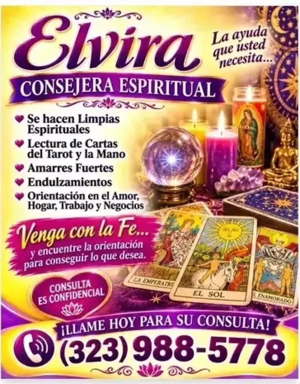 ELVIRA TU CONSEJERA ESPIRITUAL