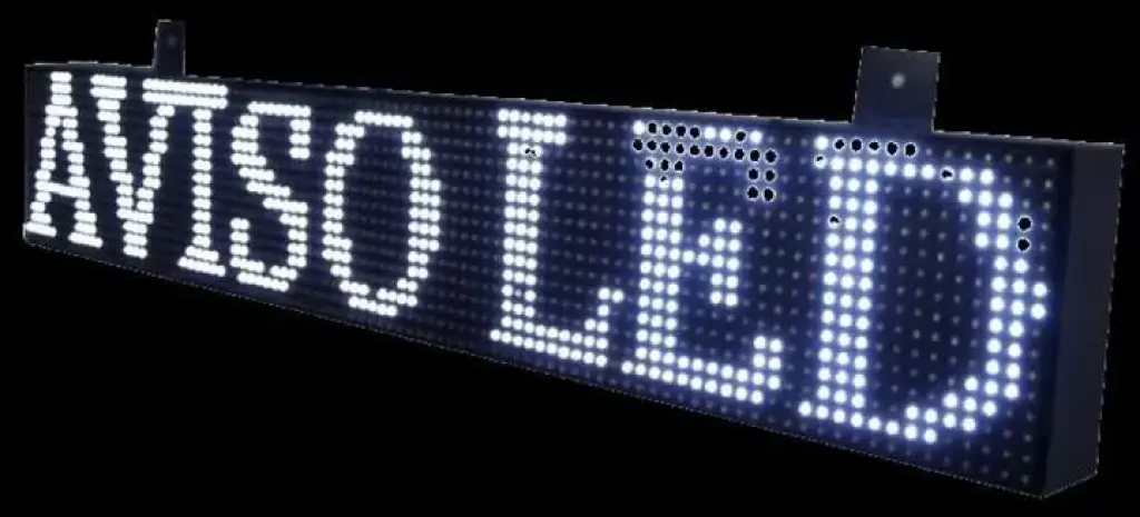 arreglo avisos led,dispensador
