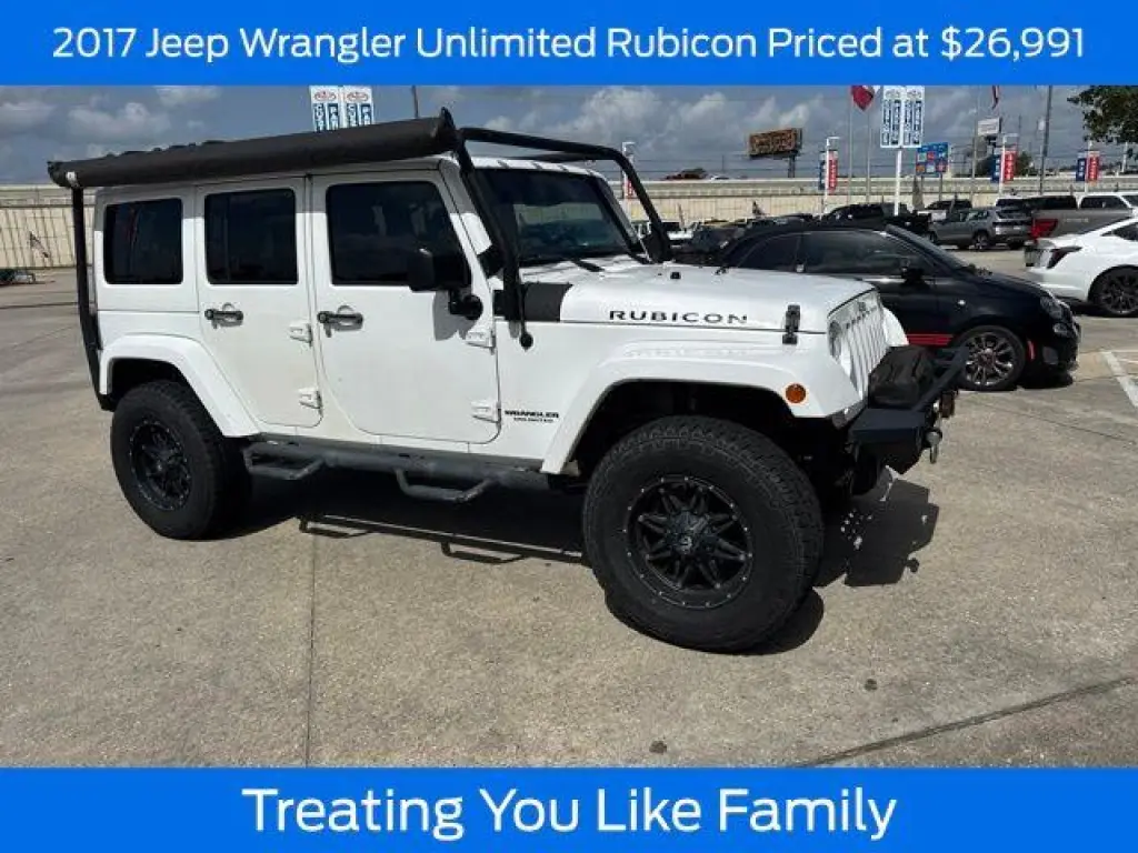 Jeep Wrangler Unlimited 2017 4x4 Rubicon 4p SUV