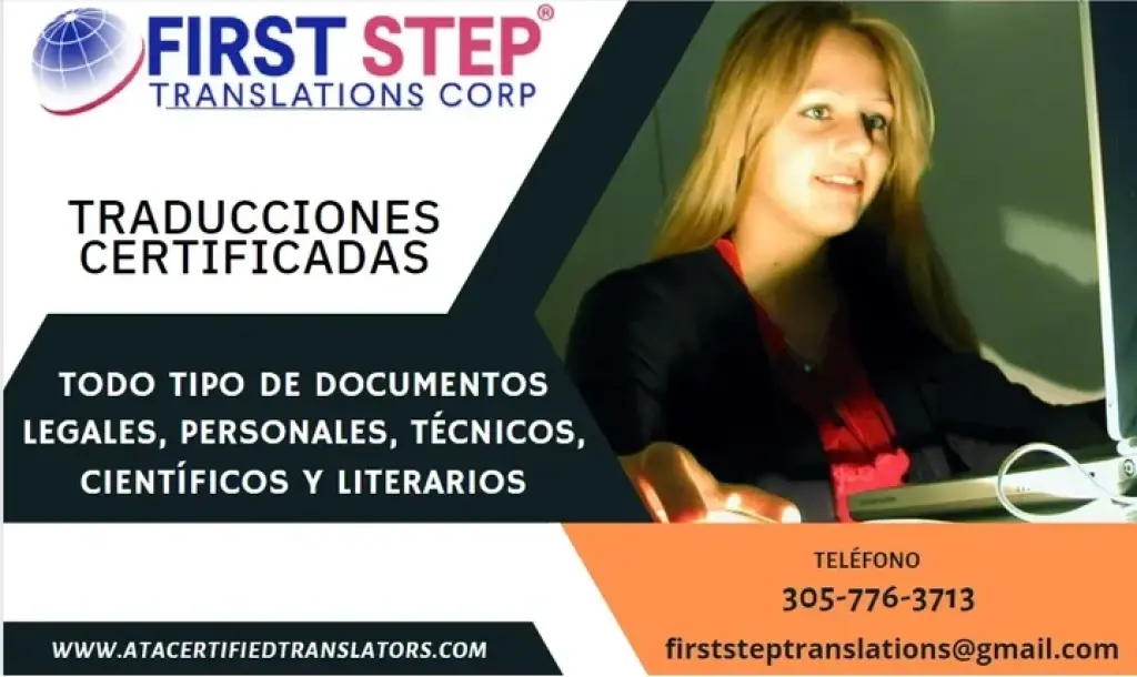 FIRST STEP TRANSLATIONS CORPO
