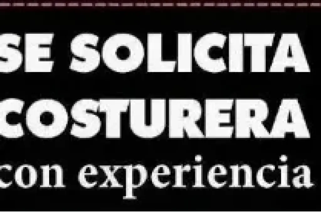 SOLICITO OPERADORES DE COSTURA