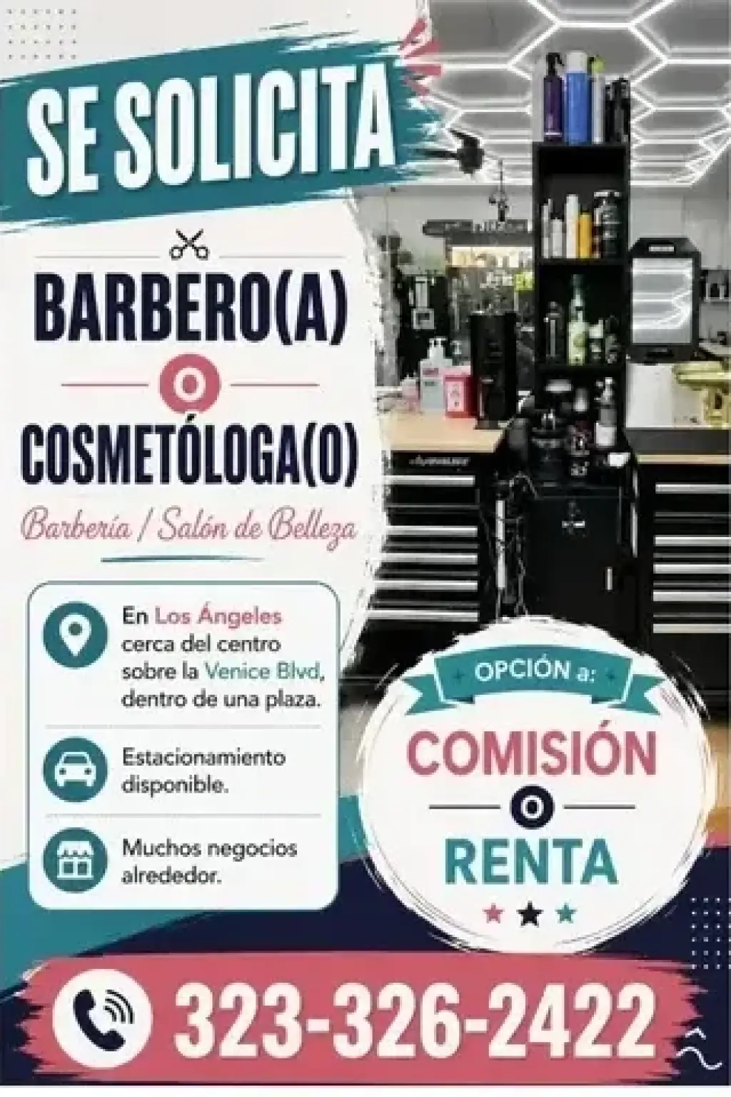 BARBERO(A) o COSMETÓLOGA(O)