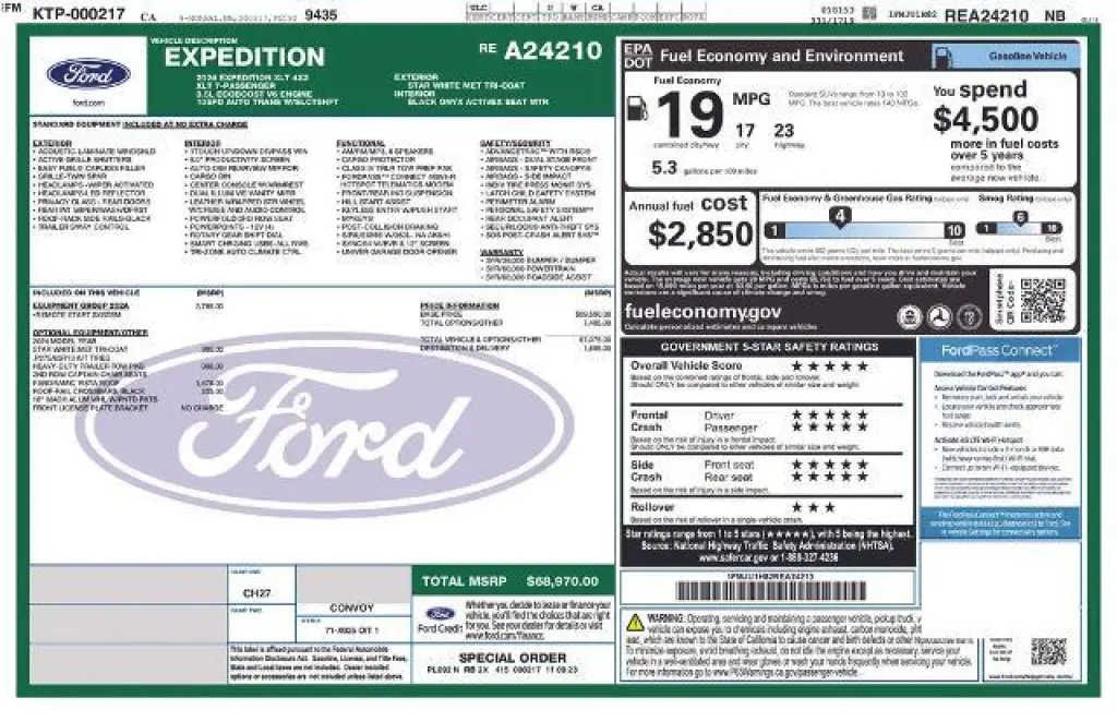Ford Expedition 2024 4x2 XLT 4dr SUV