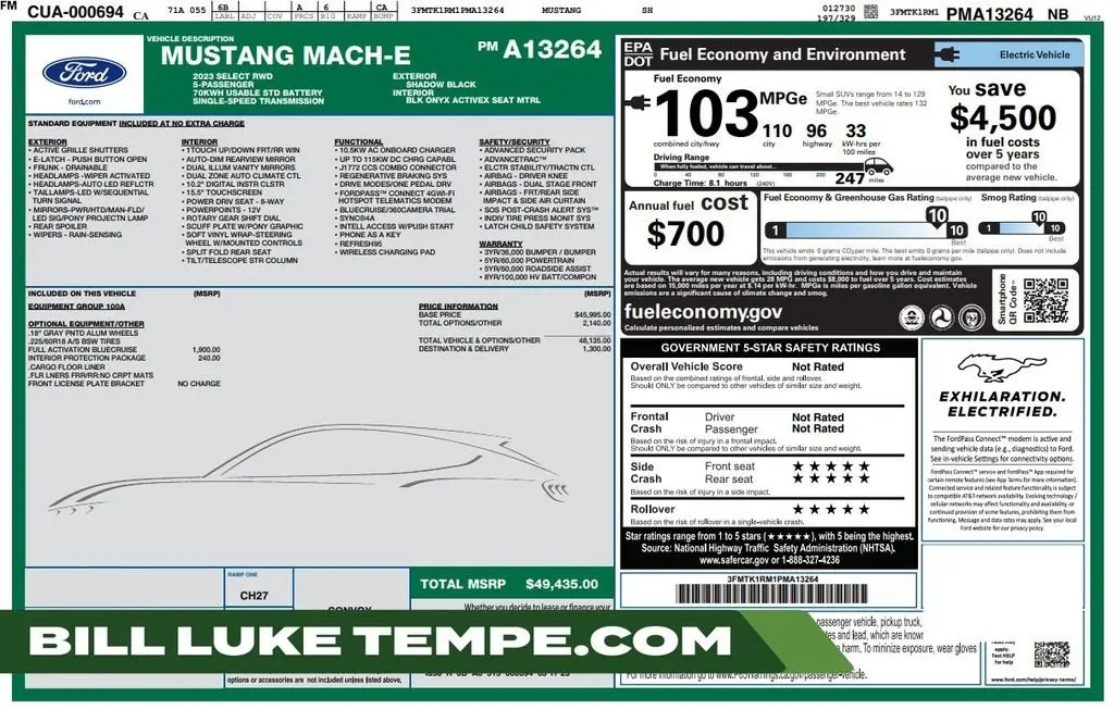 2023 Ford Mustang Mach-E