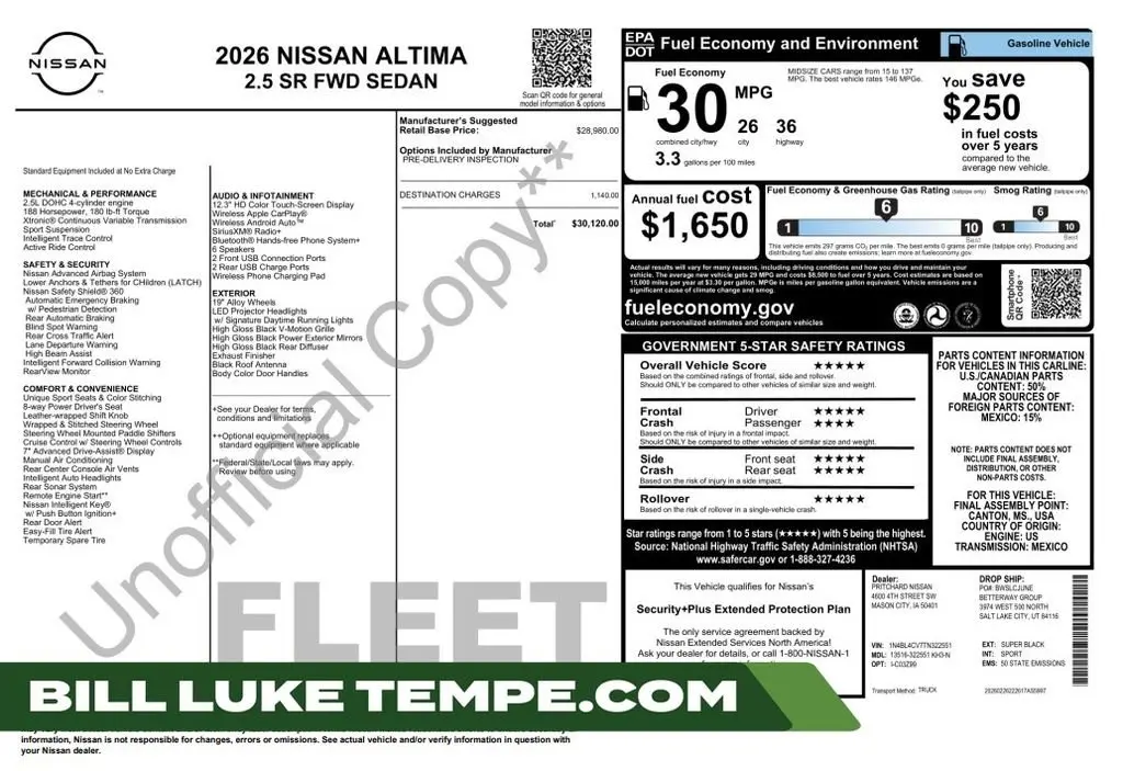 2026 Nissan Altima