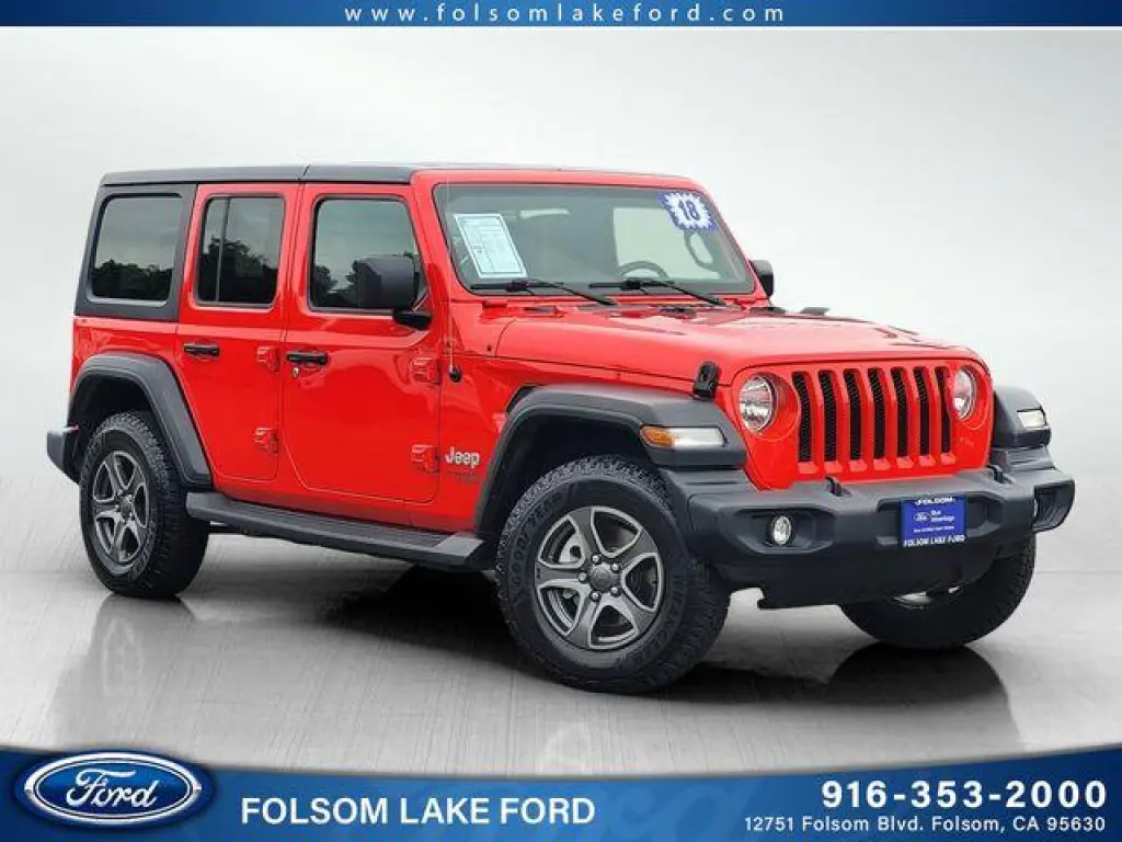 Jeep Wrangler Unlimited 2018 4x4 Sport SUV de 4 puertas (lanzamiento de mitad de año)