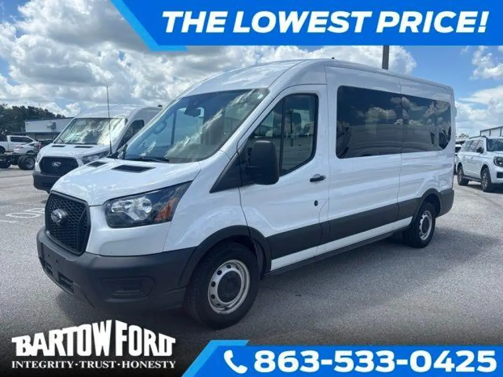 Ford Transit 2024 350 XL 3dr LWB Techo de Medio Piso Furgoneta de Pasajeros