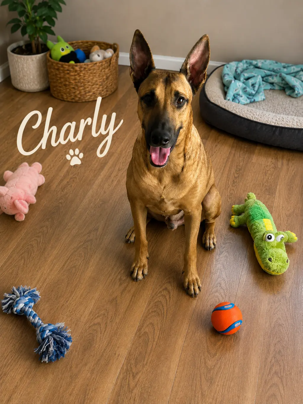 CHARLY – 1 YEAR MALE BELGIAN MALINOIS