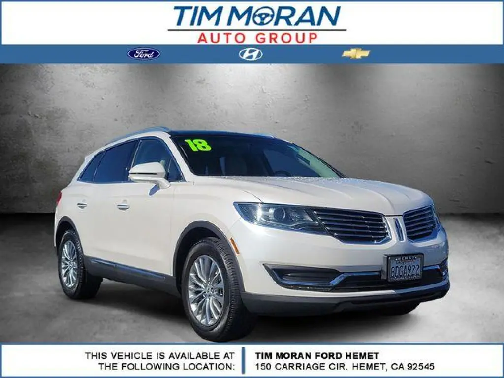 Lincoln MKX 2018, versión Select, SUV de 4 puertas