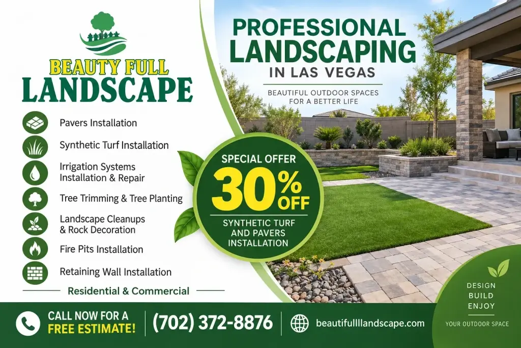 🌴 PROFESSIONAL LANDSCAPING IN LAS VEGAS! 🌴