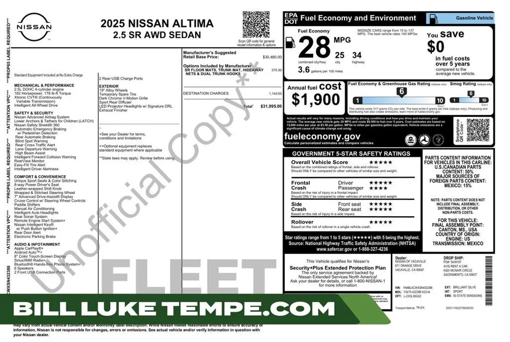 2025 Nissan Altima