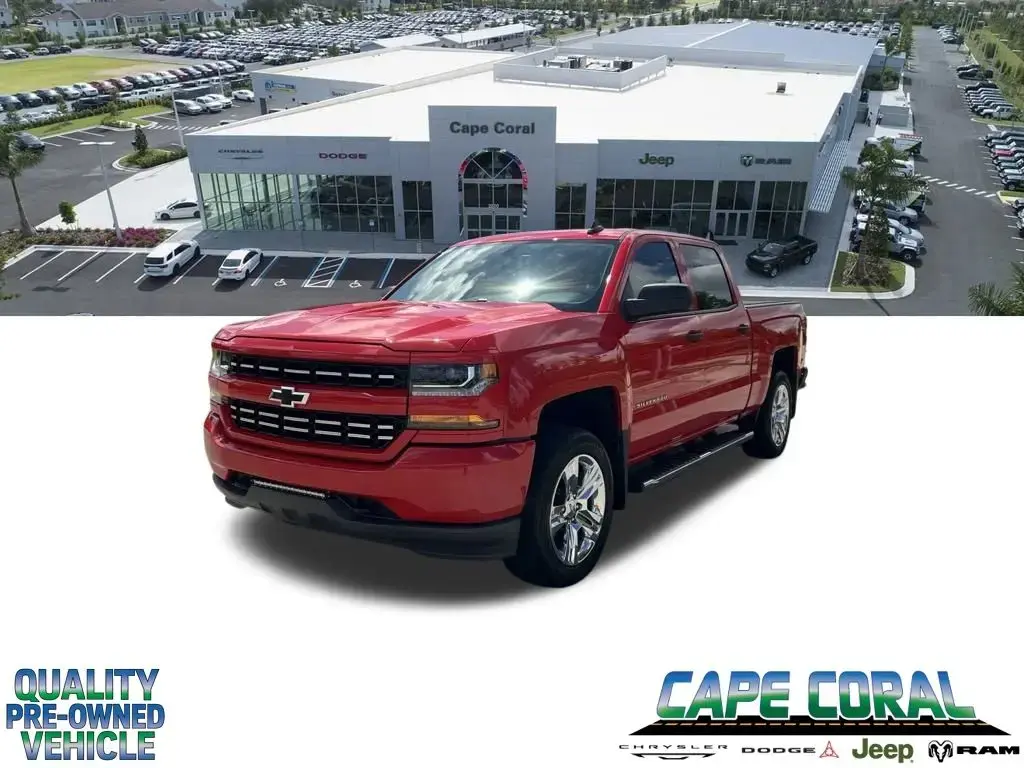 Chevrolet Silverado 1500 2018 4x4 Custom 4dr Crew Cab 5.8 ft. CB