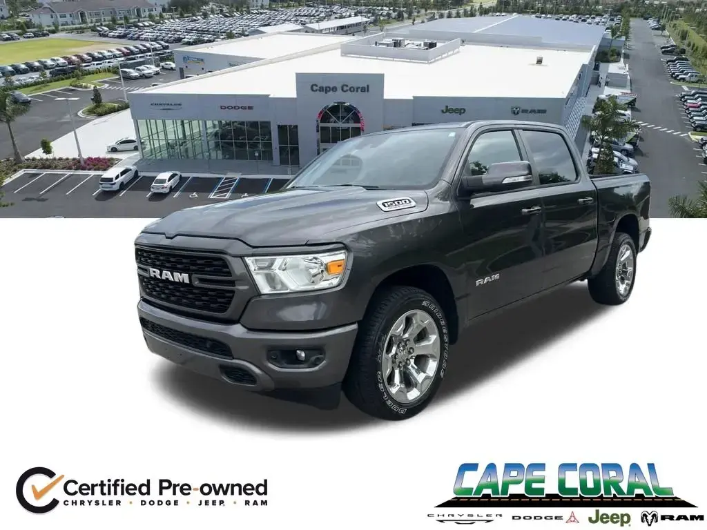 Ram 1500 2022 4x4 Big Horn 4p Puerta Cuadrada de Tripulación 5.6 ft. SB Camioneta