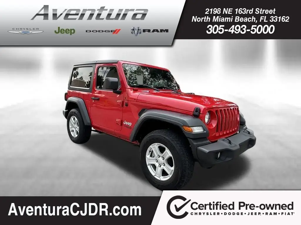 Jeep Wrangler 2019 4x4 Sport SUV de 2 puertas