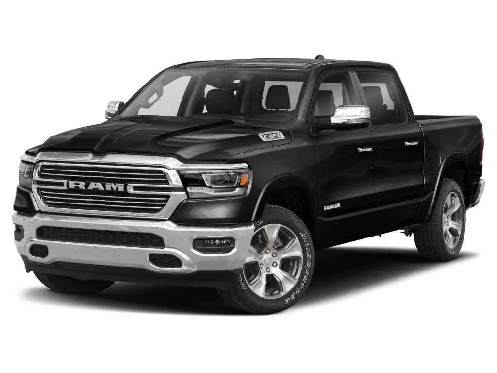 Camioneta Ram 1500 2022 4x2 Laramie de 4 puertas, cabina tripulación y caja corta de 5.6 pies