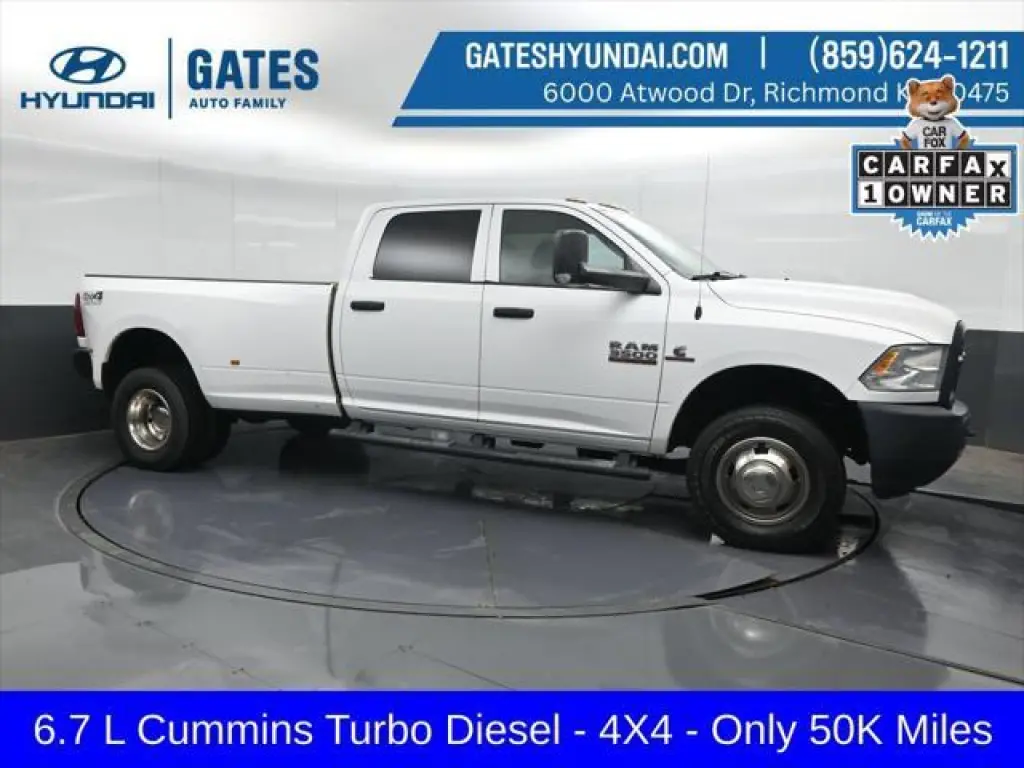 Ram 3500 2017 4x4 Tradesman 4p Cab Camioneta de 8 pies LB DRW