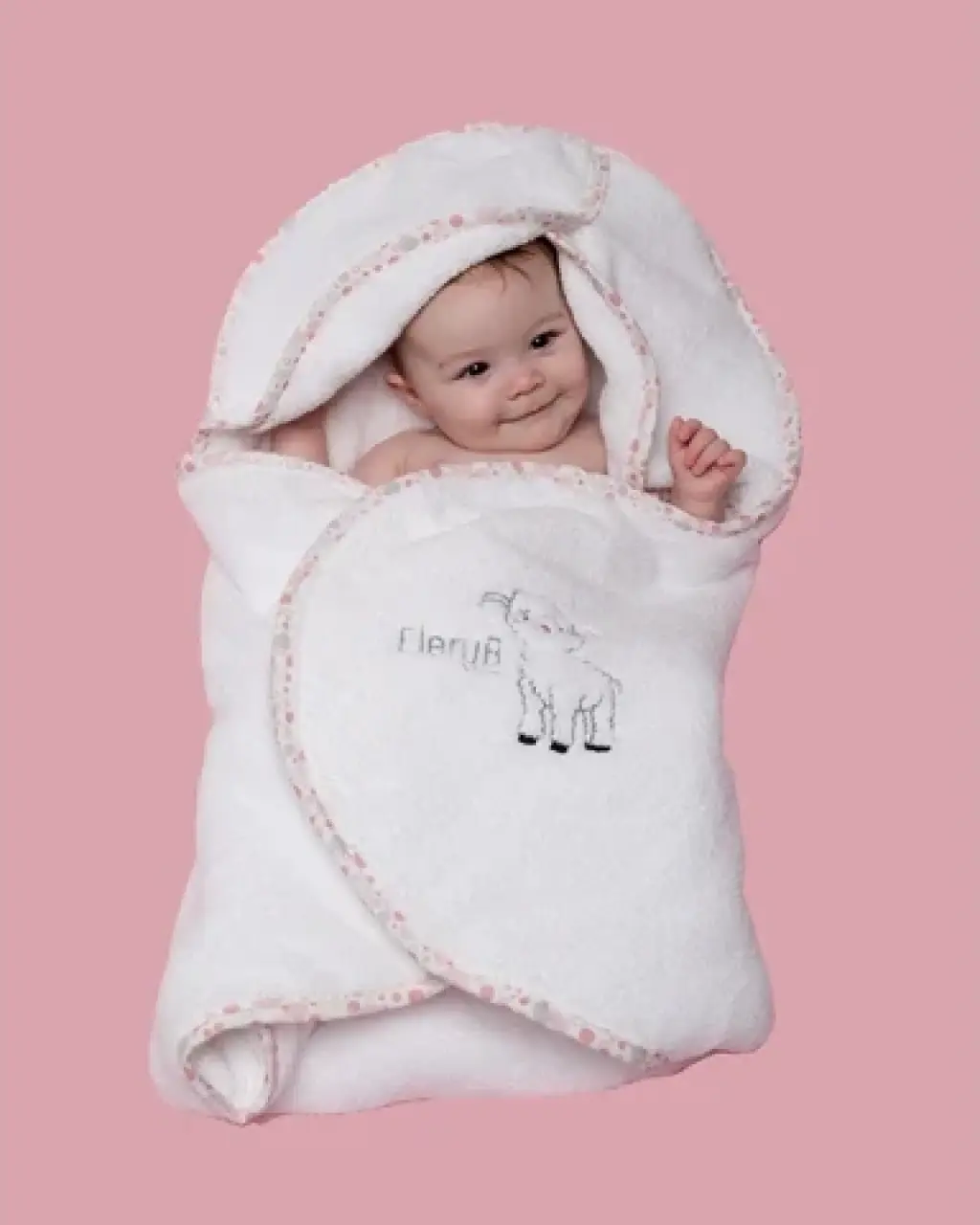 Buy Pink Hooded Baby Towel