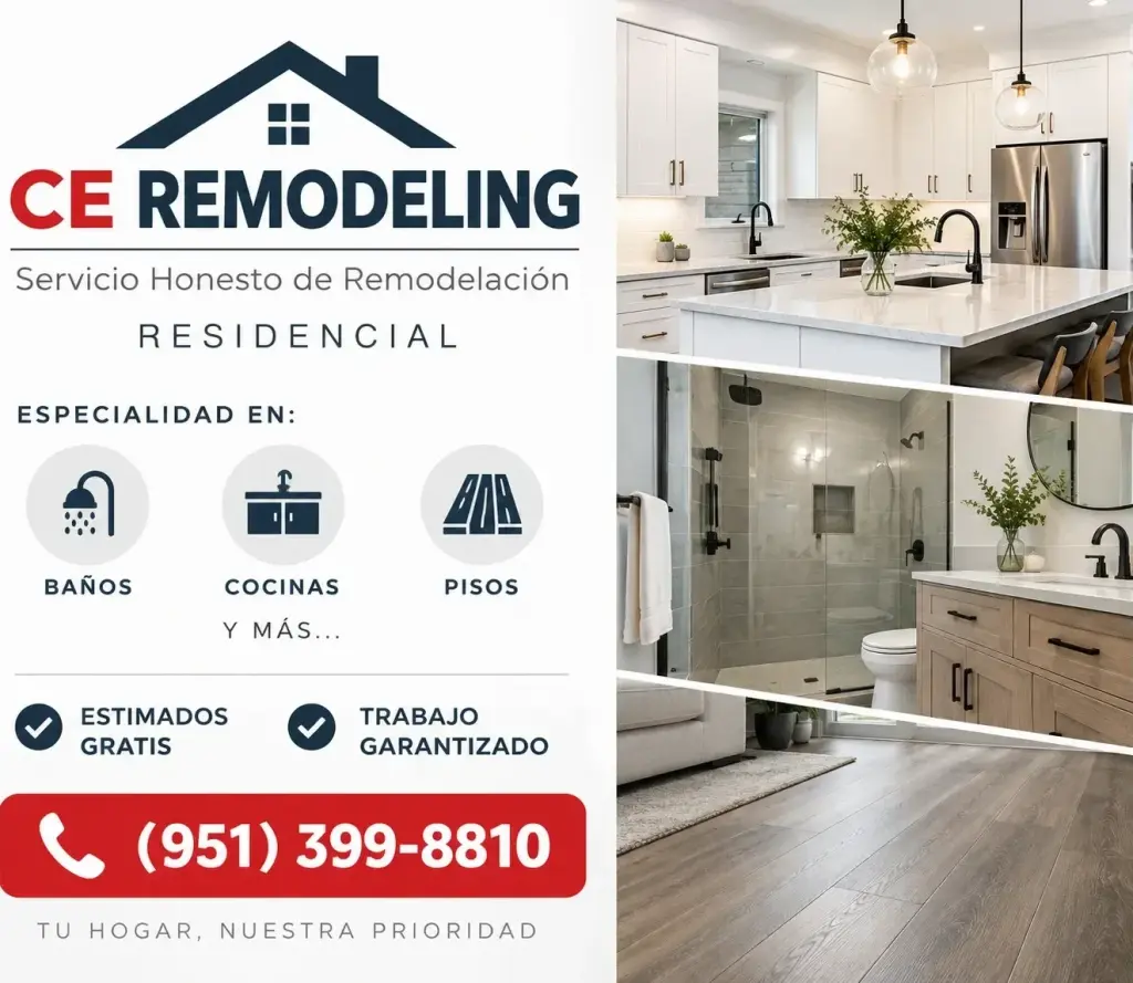 🔨🏠 ¡RENUEVE SU HOGAR CON CE REMODELING!!