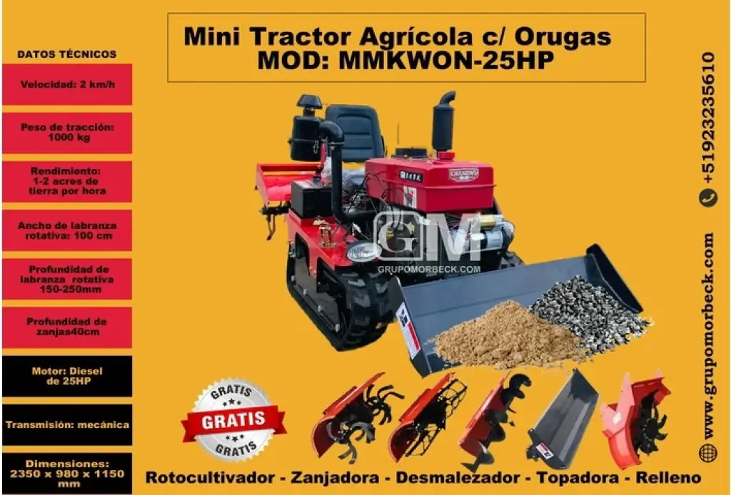 Mini Tractores 20 a 70 HP
