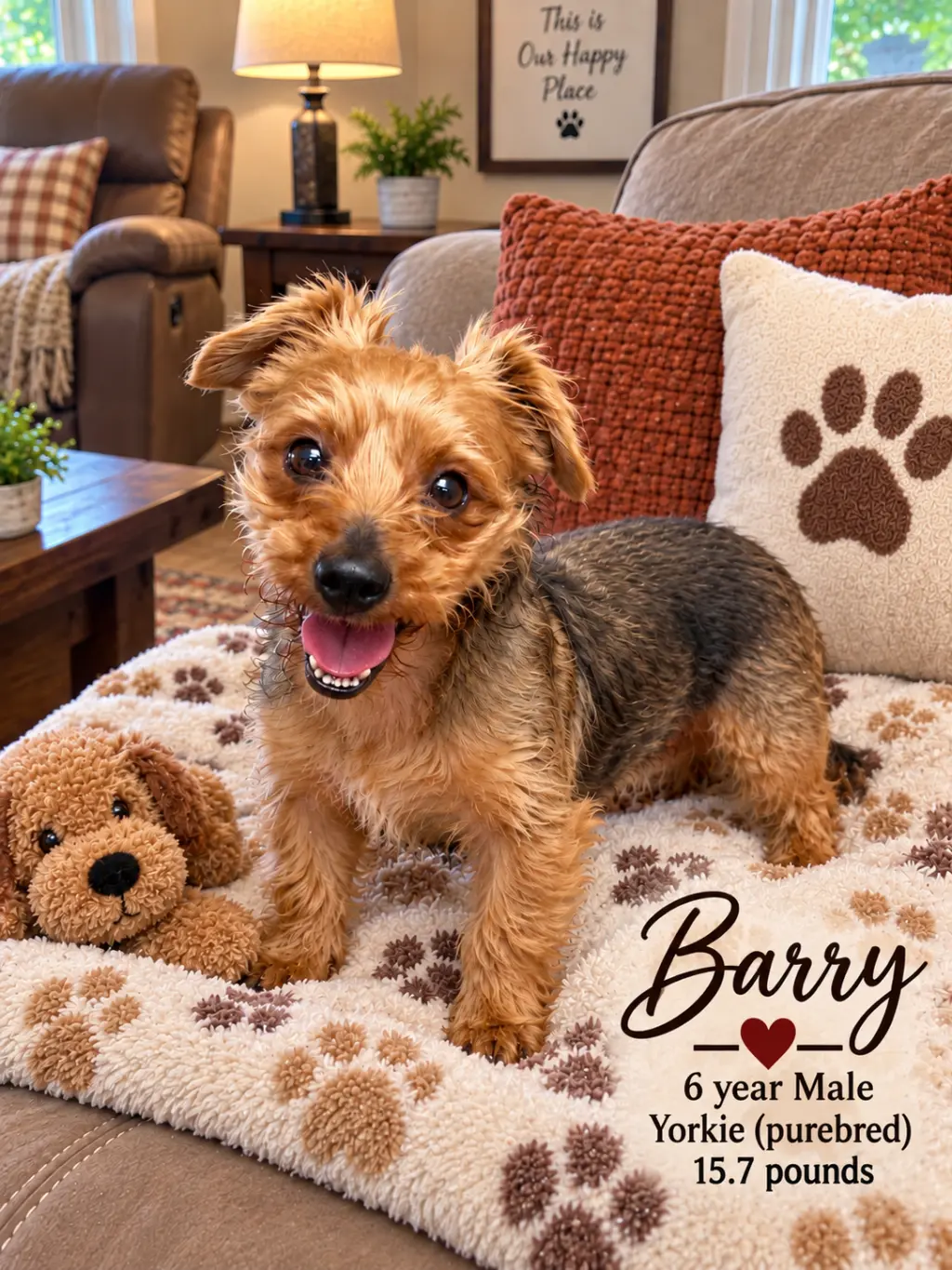 BARRY – 6 YEAR MALE YORKIE