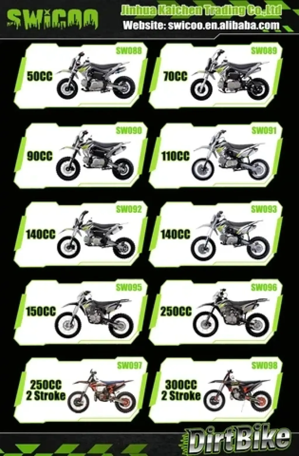 SWICOO Motocross Dirt Bikes