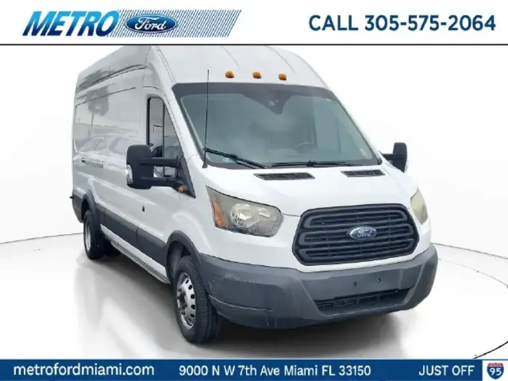 Ford Transit 2017 350 HD 4dr LWB Tech High Tech con Tech con techo alto y puertas laterales dobles corredizas y GVWR de 9950 lb.