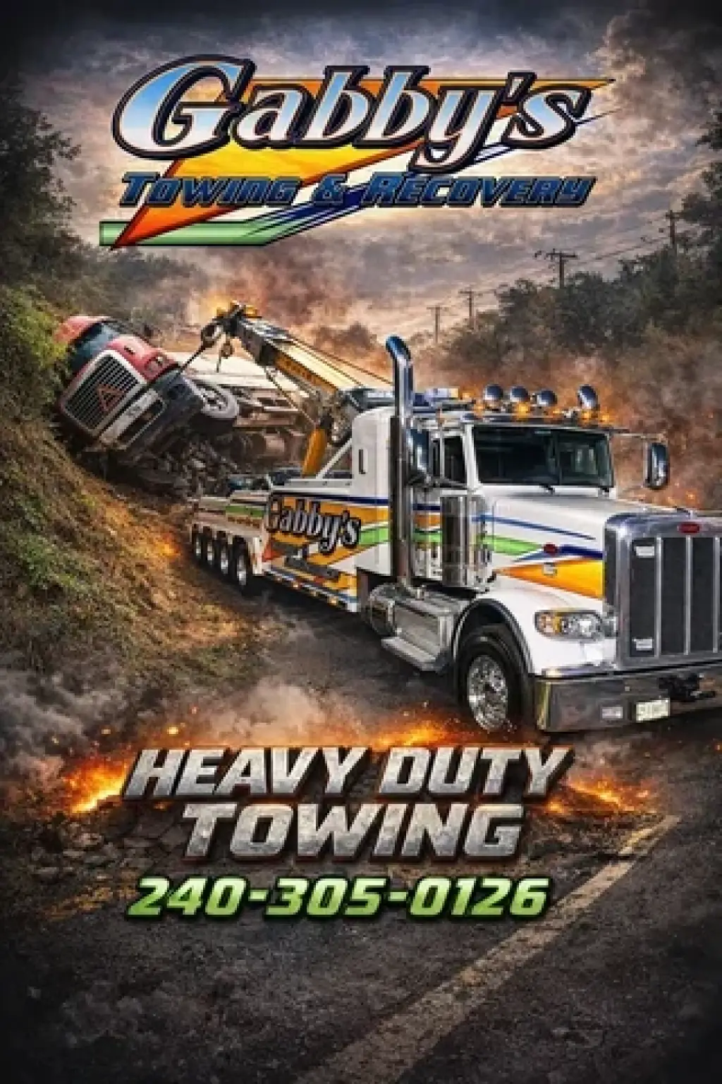 🔥 HEAVY DUTY TOWING
