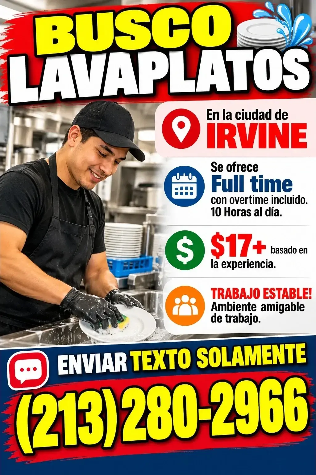 BUSCO LAVAPLATOS 📍Irvine