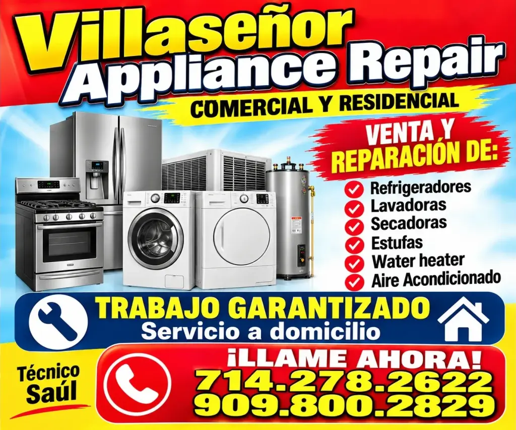 🔧 VILLASEÑOR APPLIANCE REPAIR 🔧