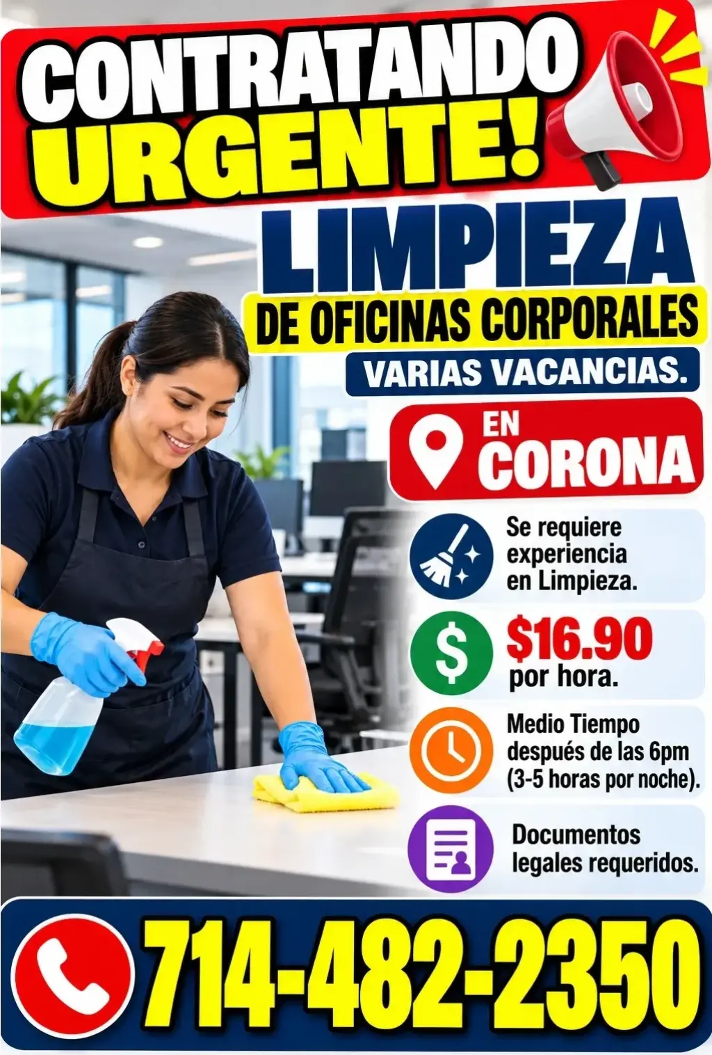 LIMPIEZA DE OFICINAS CORPORALES en📍CORONA.