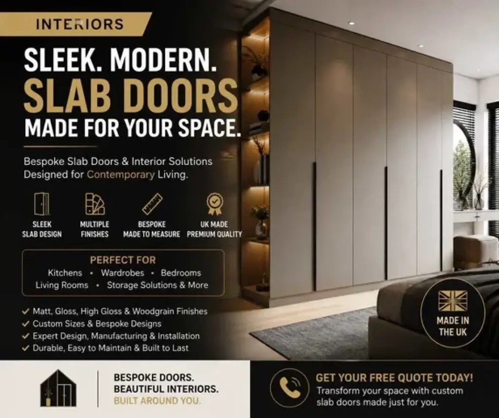 Modern Slab Doors for Stylish