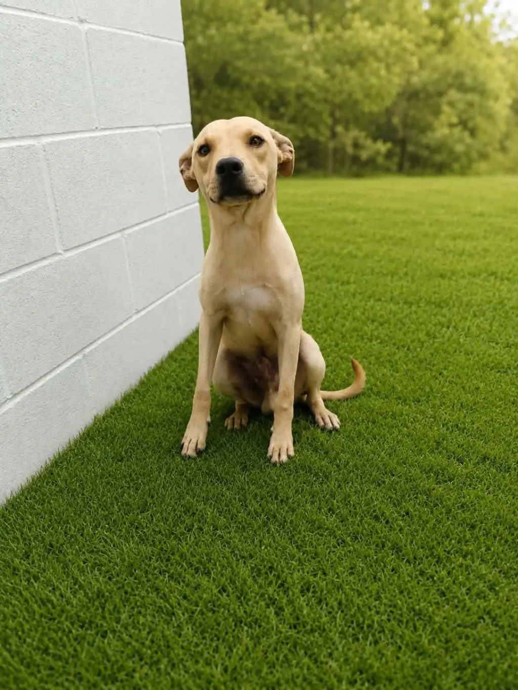 Duncan-handsome yellow lab mix