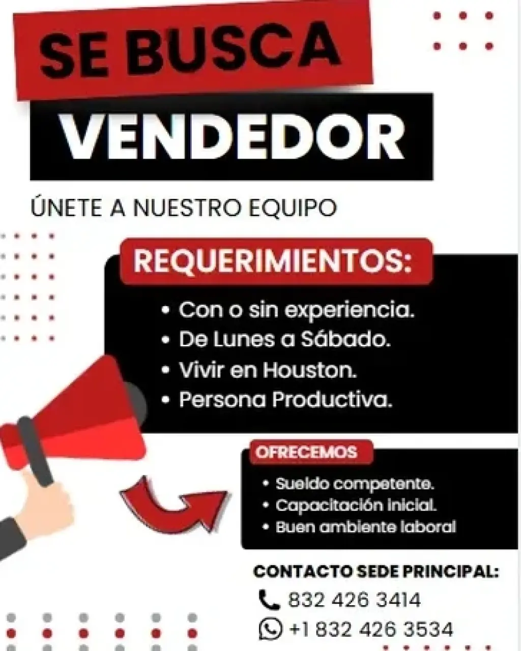 TRABAJO INICIAL EN VENTAS
