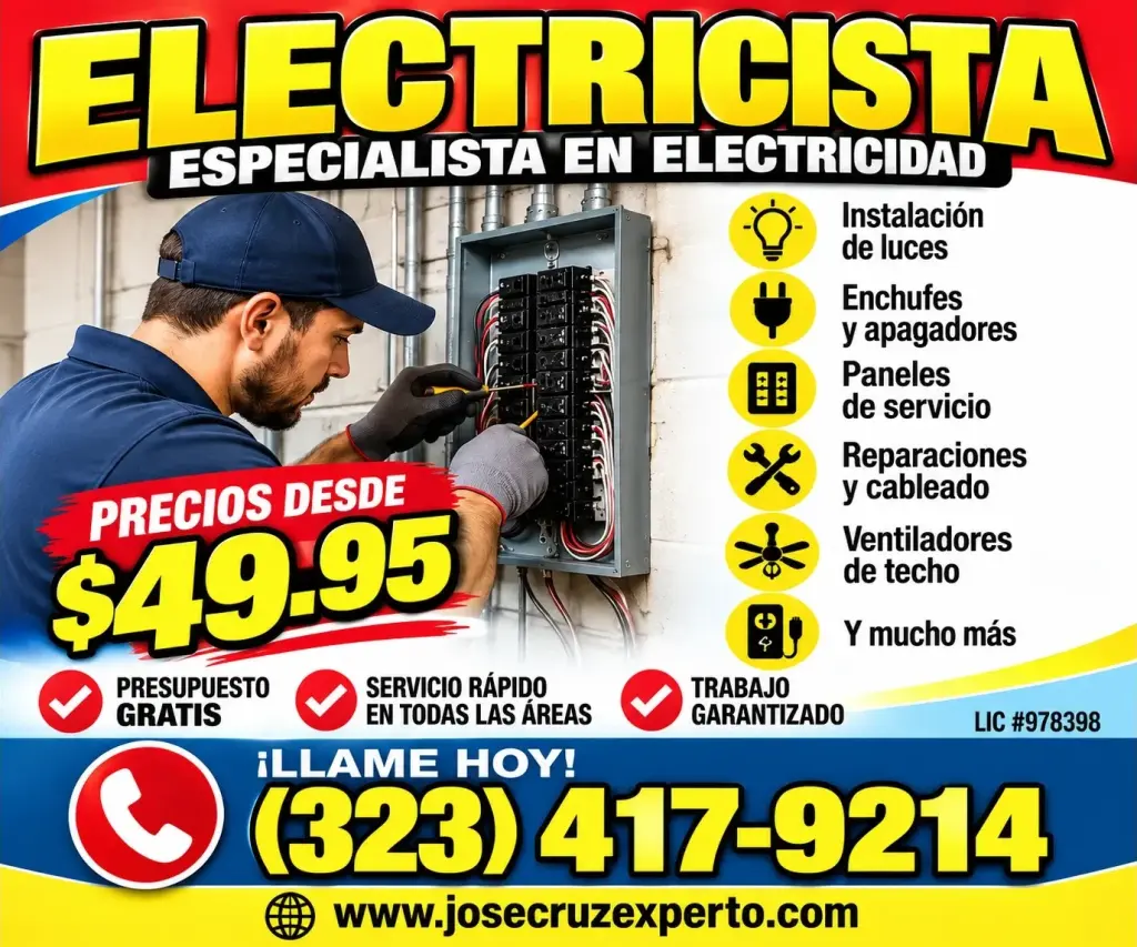 ¿Tiene un problema eléctrico en su casa o negocio? ¡LLAME HOY!