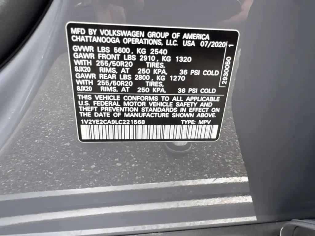 Volkswagen Atlas Cross Sport 2020 V6 SE 4p SUV con tecnología