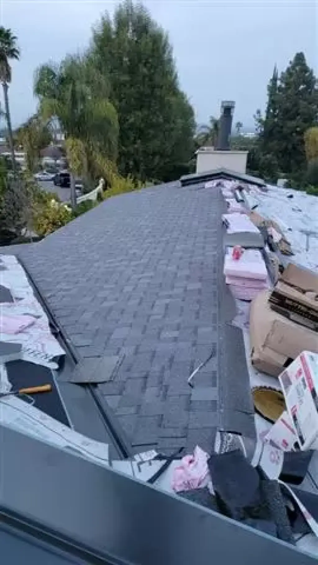 Roofing y antorcha