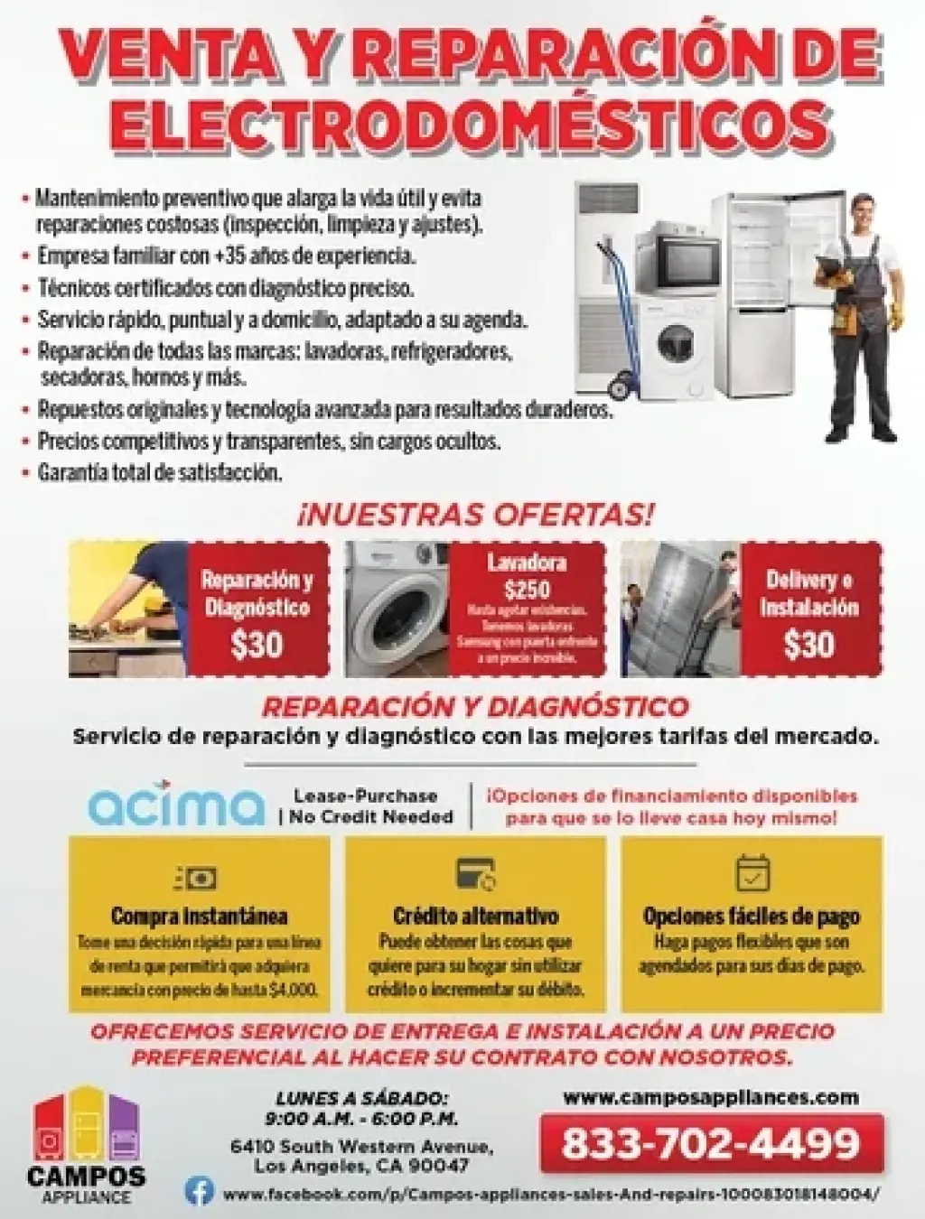 Reparación de appliances