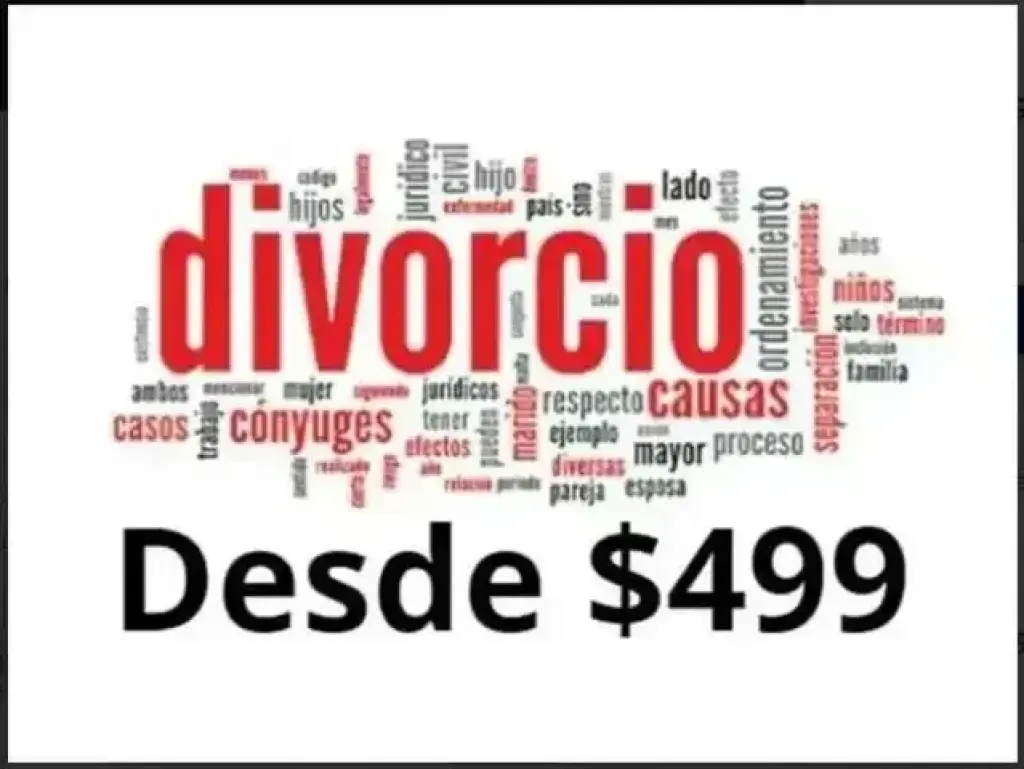 DIVORCIOS DESDE $499