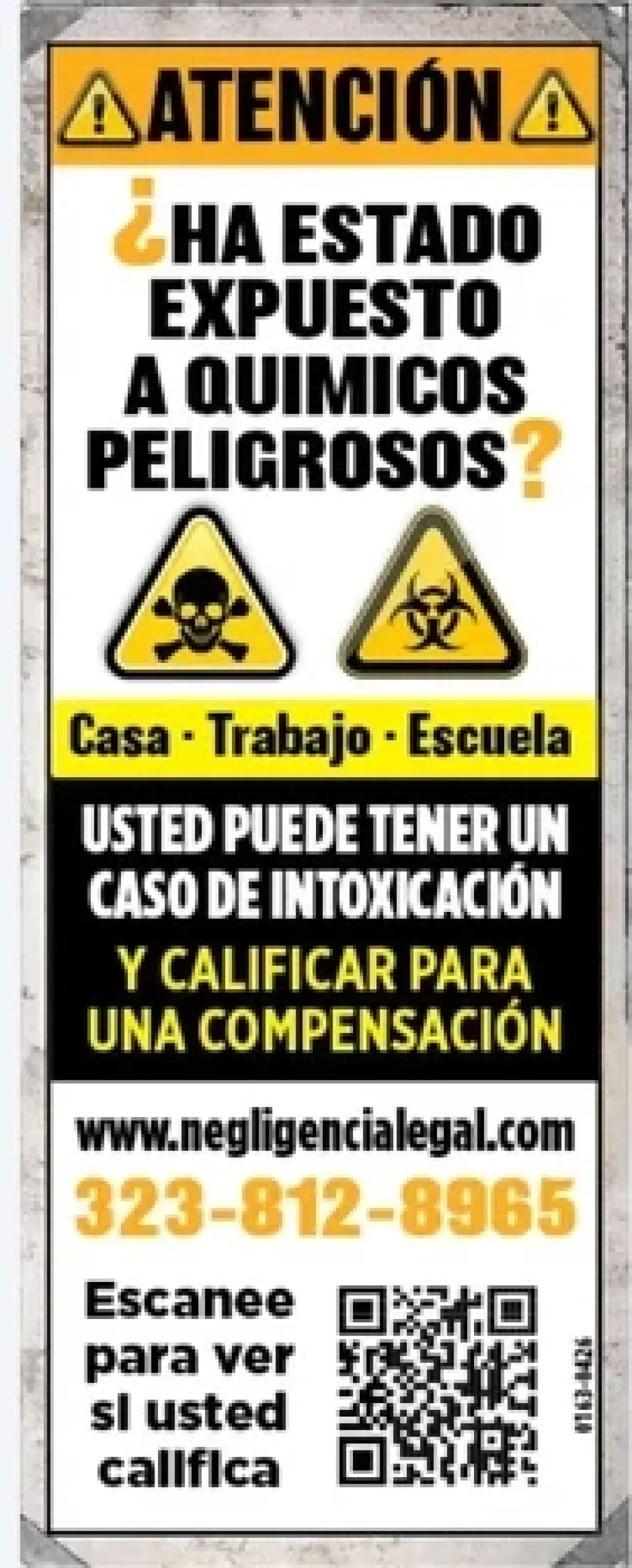 ¿Caso de Intoxicación?