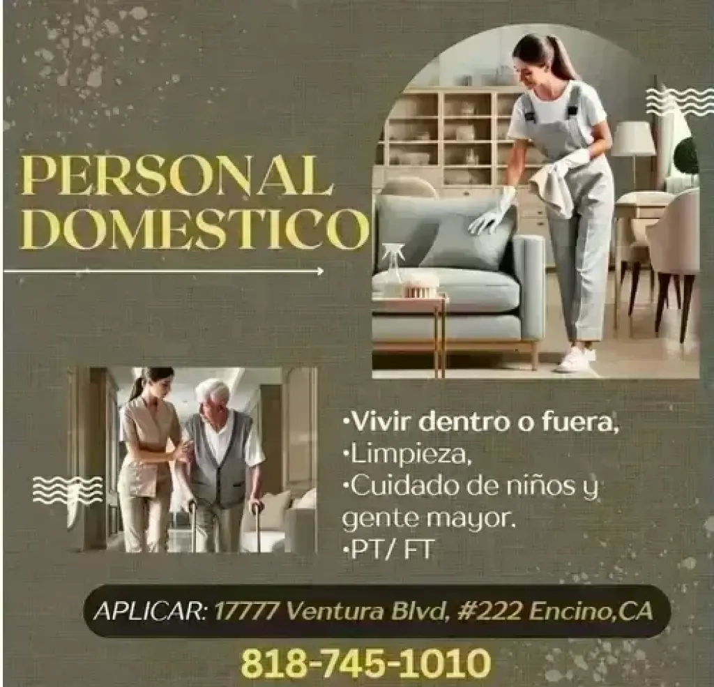 PERSONAL DOMÉSTICO📍