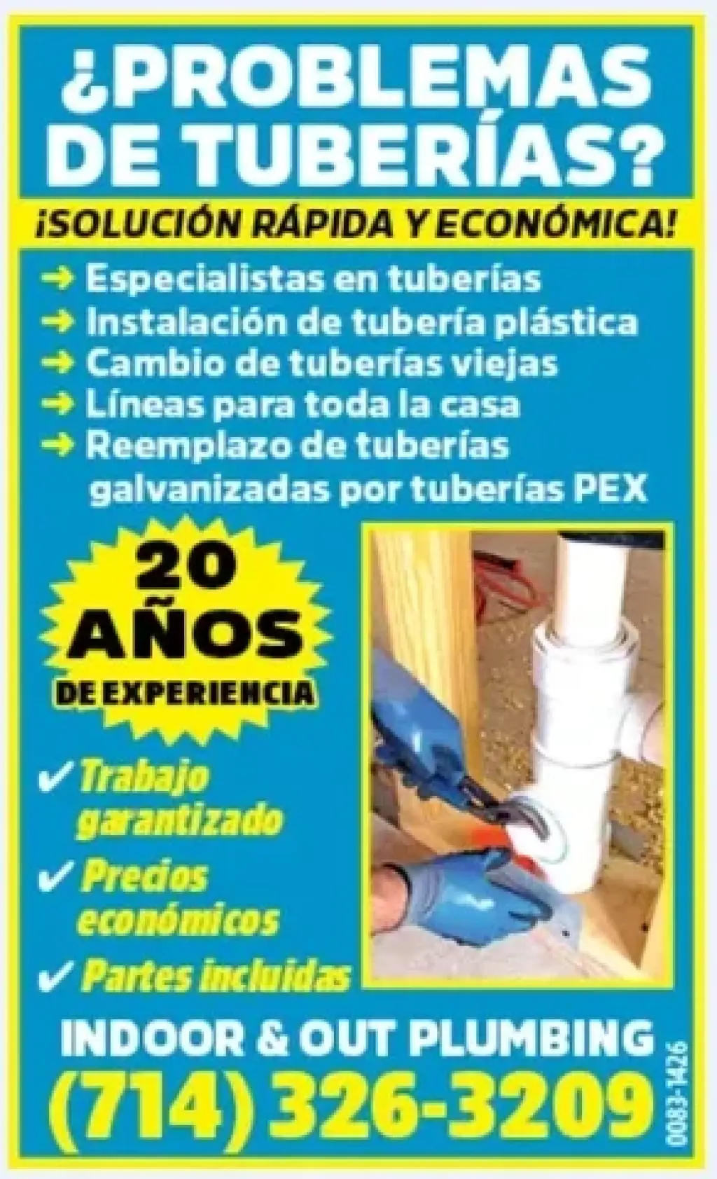 ¿PROBLEMAS CON TUBERIAS?