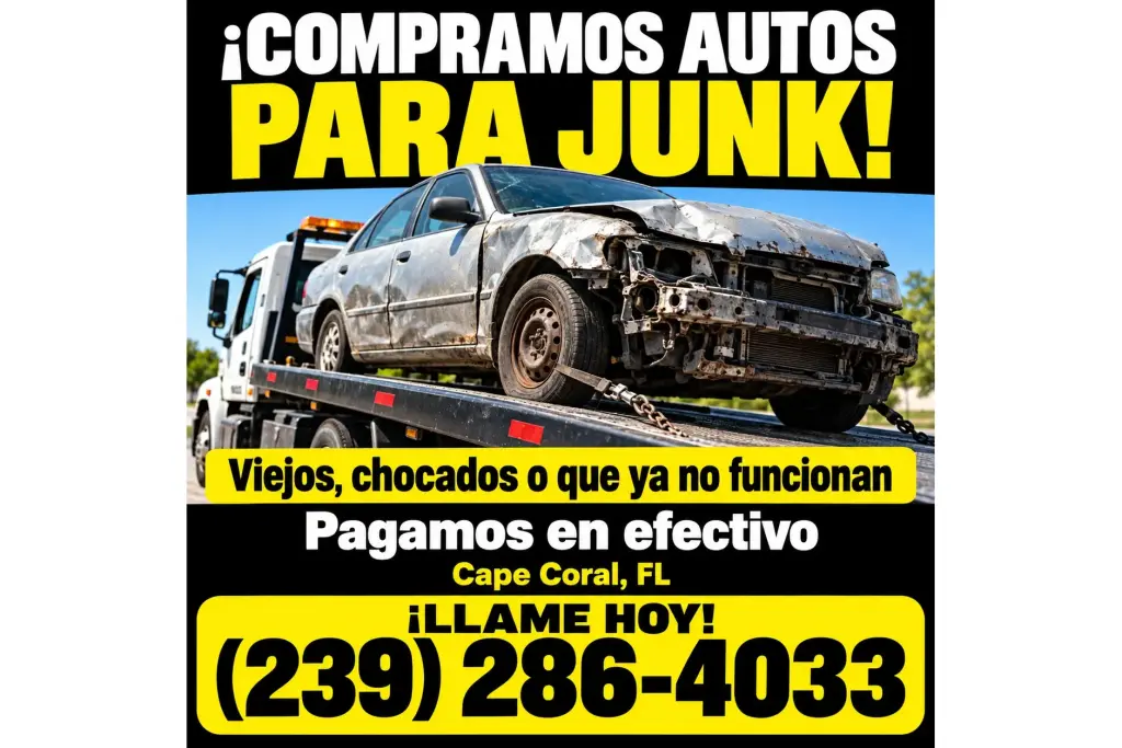 ¡CASH EL MISMO DÍA POR SU JUNK CAR!