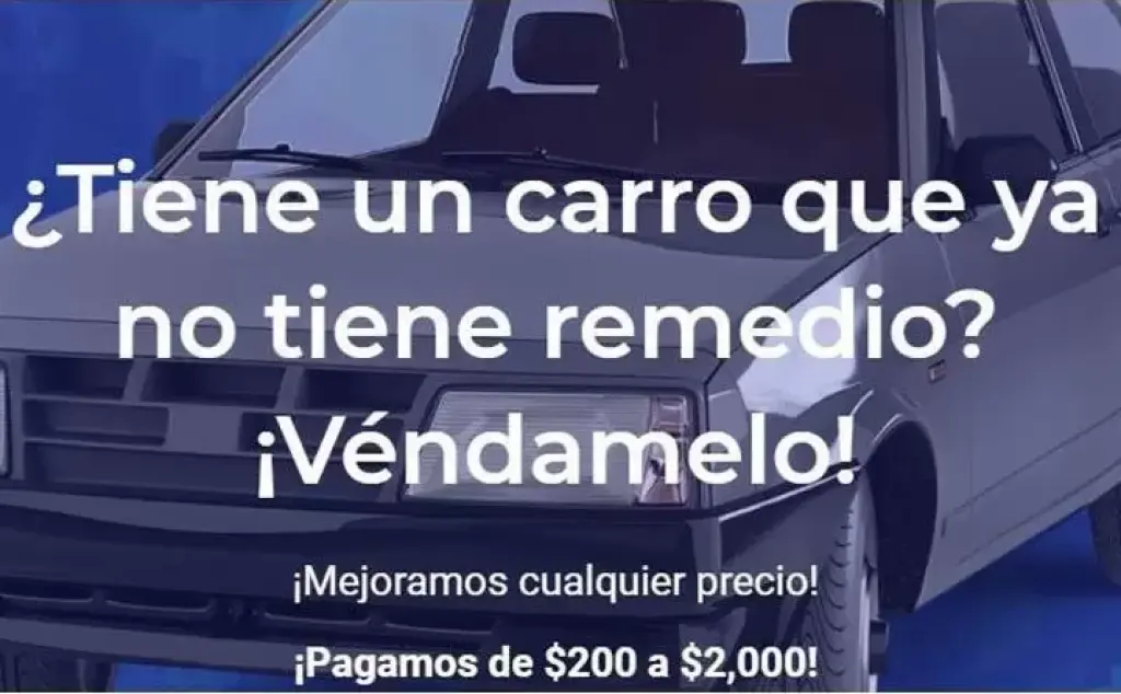 COMPRAMOS CARROS JUNK