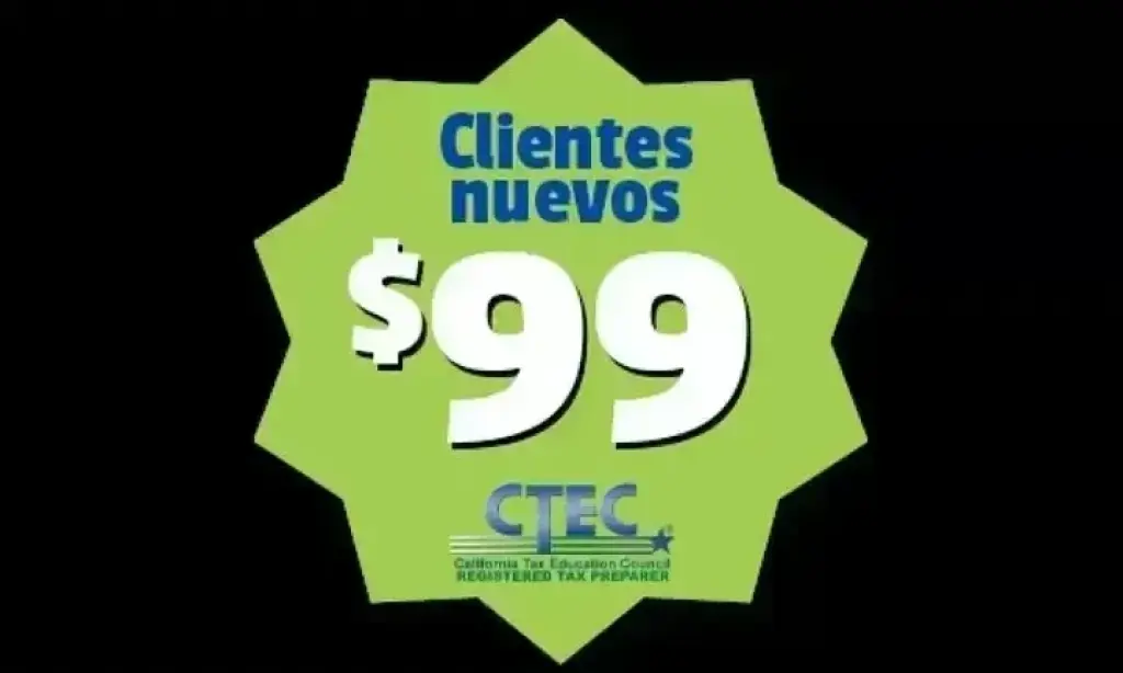Preparacion de impuestos $99*