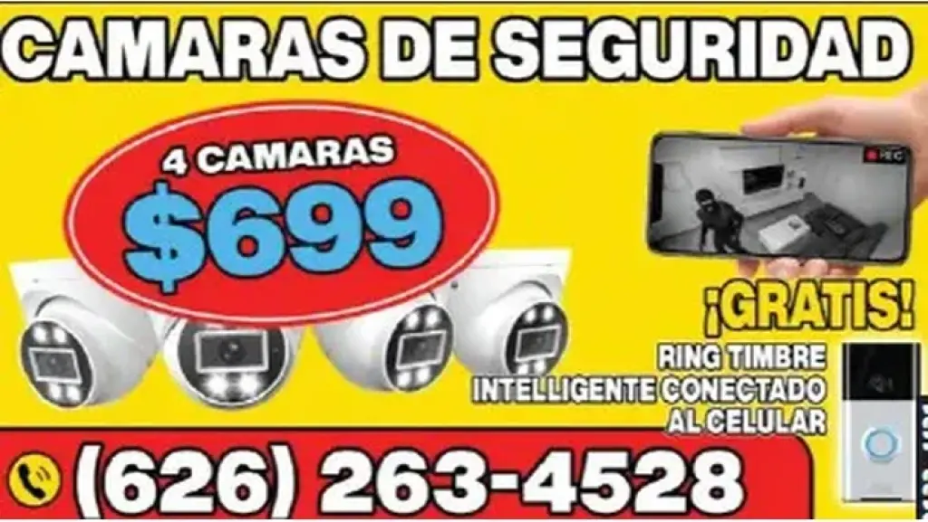 ¡CÁMARAS DE SEGURIDAD!