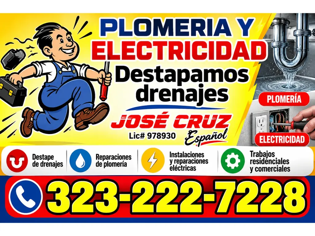 PLOMERO ECONÓMICO EN LOS ANGELES