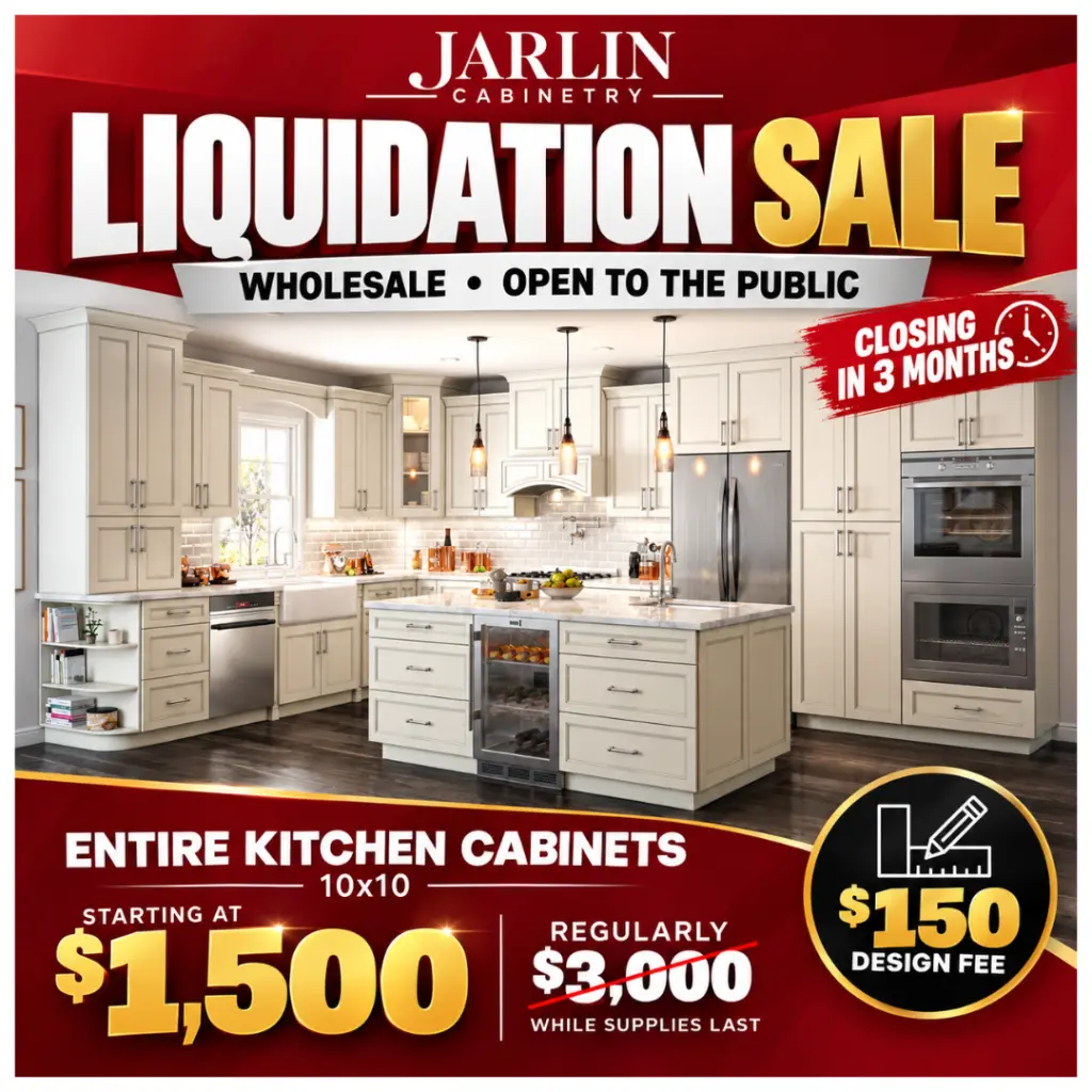 KITCHEN CABINET LIQUIDATION, EVERYTHING MUST GO!