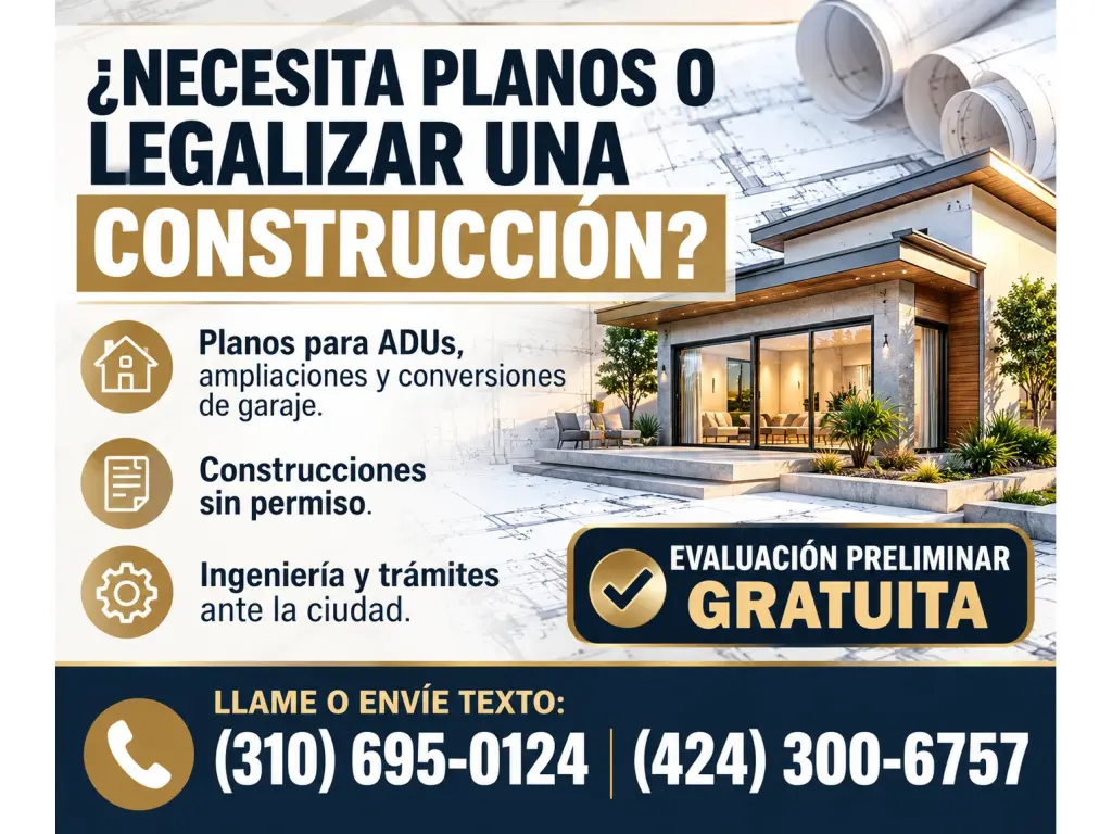 ¿NECESITA PLANOS O LEGALIZAR UNA CONSTRUCCIÓN?