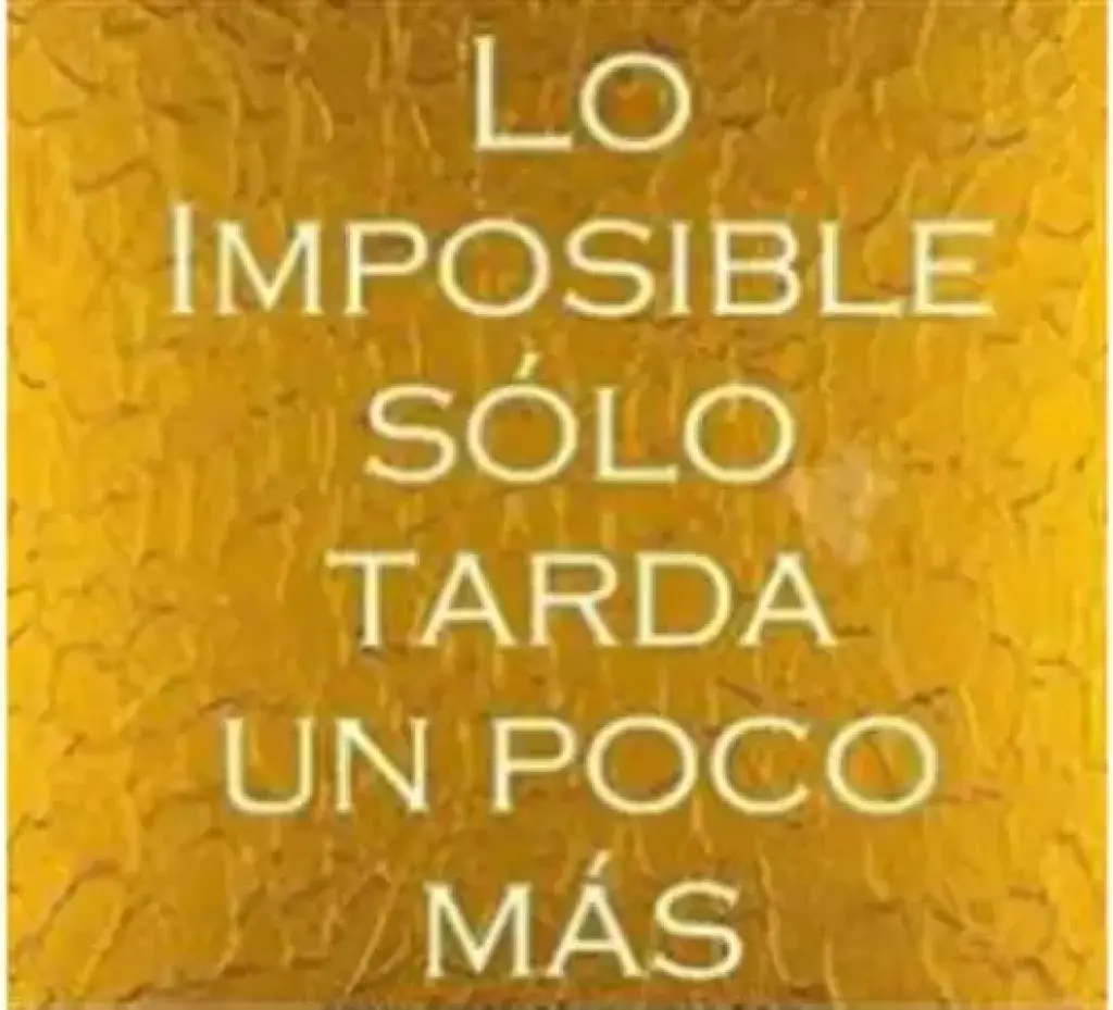 LO IMPOSIBLE TARDA un POCO MAS